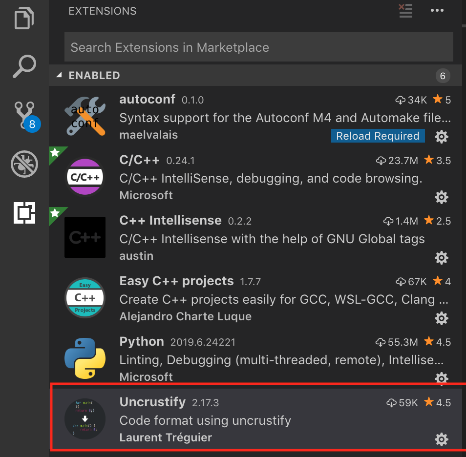 Configure uncrustify in Visual Studio Code | Nan Xiao's Blog